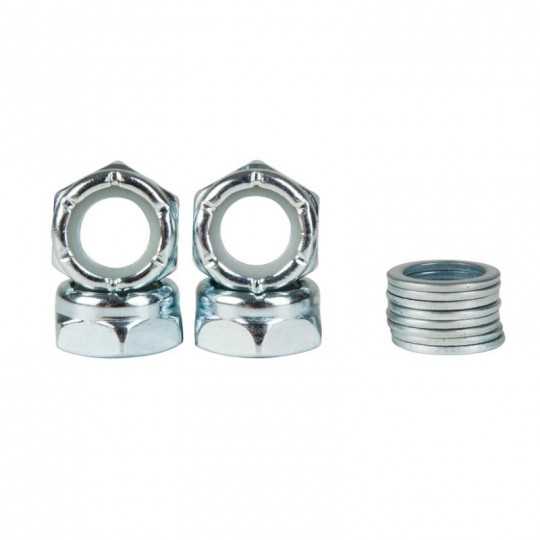 Scooter and Roller Skates Nuts Hardware fits Longboard Standard T TOOYFUL Skateboard Speed Washers and Spacers 