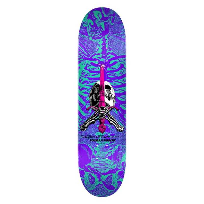 Purple/Black Skull Fingerboards Swirl Board Rails 