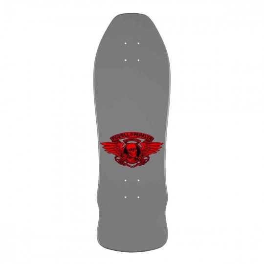 Powell Peralta Geegah Skull Sword 9.75" Silver Skateboard Deck