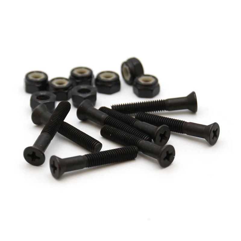 Iron Nut Washer Bolts Screws Spacer Bearings Skateboard Longboard Accessories 
