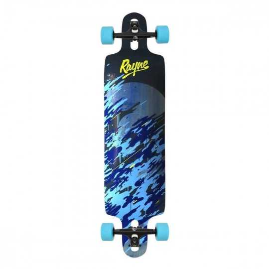 DROP DOWN LONGBOARD CAMO with 76mm Wheels and 180mm Trucks 