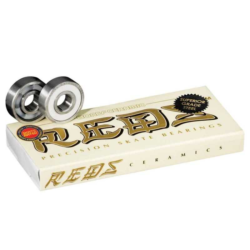 Bones Super Reds Skateboard Bearings 2 x 8 Packs w/Spacers and Washers 