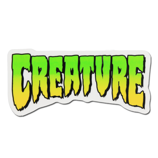 Creature Logo 4" Fade Green...