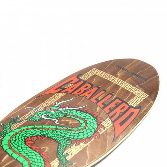 Powell Peralta Caballero Chinese Dragon 10" Brown Stain Plateau Skateboard