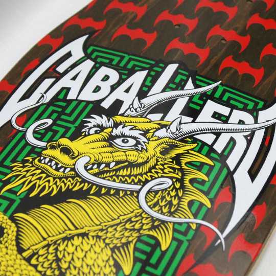 Powell Peralta Caballero Street 9.6" Red Brown Skateboard Deck
