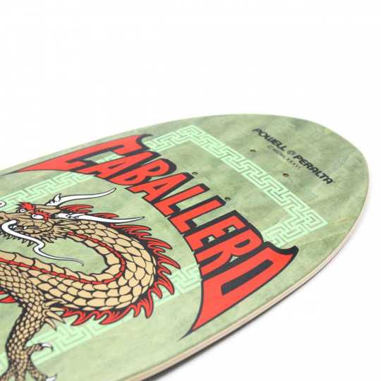 Powell Peralta Caballero Chinese Dragon 10" Sage Green Plateau Skateboard