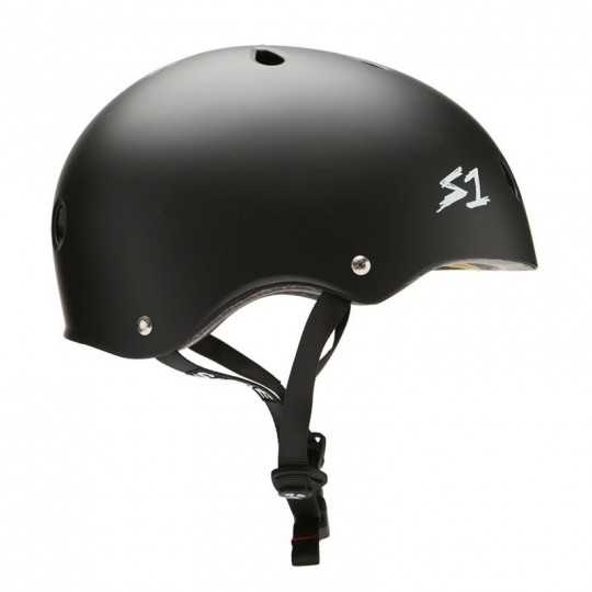 S-One Mega Lifer Matt Black skateboard helmet(Shell)
