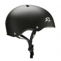 S-One Mega Lifer Matt Black skateboard helmet(Shell)