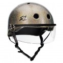 S-One Lifer Glitter With Visor Roller Derby Helmet(Shell)