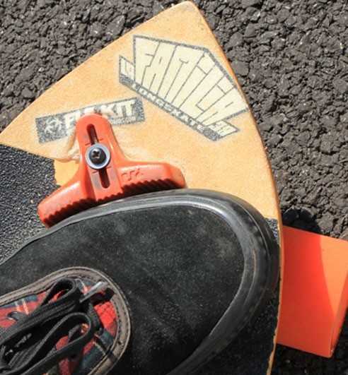 Foot stops for Longboard skate