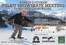 Fulkit Snowskate Meeting: When the snowskate arrives in Chartreuse!